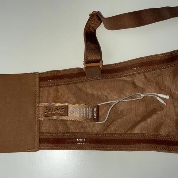 NEW Skims Ultra Fine Mesh Strapless Bra in Brown Size 44DDDD - Picture 4 of 4